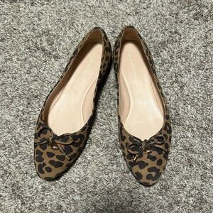 Stuart Weitzman Cheetah Print Flats